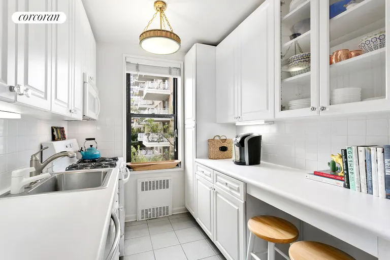 New York City Real Estate | View 30 East 9th Street, 4D | Windowed Kitchen | View 9