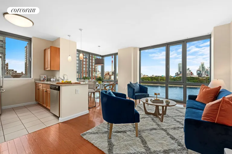New York City Real Estate | View 425 Main Street, 9S | 2 Beds, 2 Baths | View 1