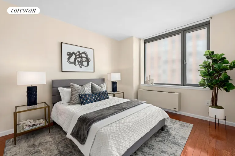 New York City Real Estate | View 425 Main Street, 9S | Primary Bedroom | View 5