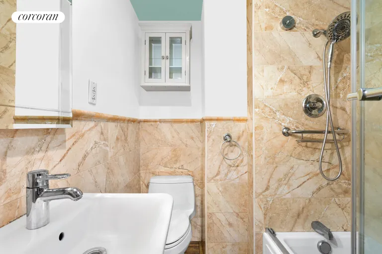New York City Real Estate | View 205 Prospect Park Southwest, 1 | Primary Bathroom | View 4