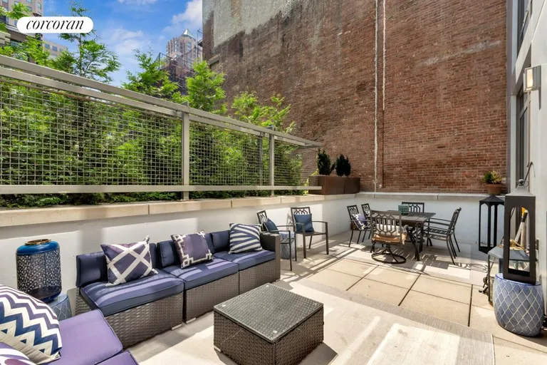 New York City Real Estate | View 310 West 52Nd Street, TH/2 | Private Terrace | View 12
