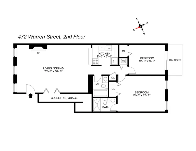 472 Warren Street, 2 | floorplan | View 11