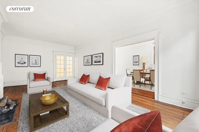New York City Real Estate | View 400 Convent Avenue, 31 | Living Room | View 3