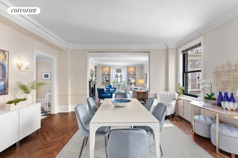 New York City Real Estate | View 150 East 73rd Street, 4A | Expansive LR /DR Entertaining Space | View 4
