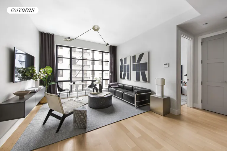 New York City Real Estate | View 147 Ludlow Street, LOFT4A | Living Room | View 3