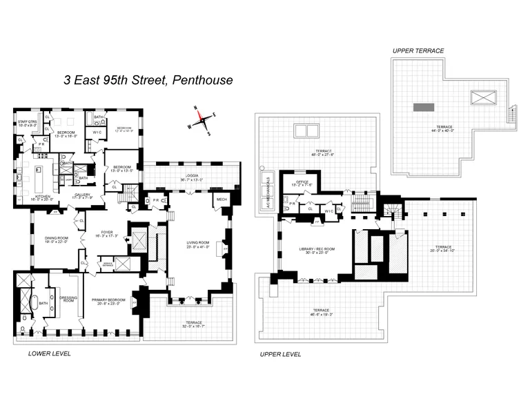 3 East 95th Street, PH | floorplan | View 16