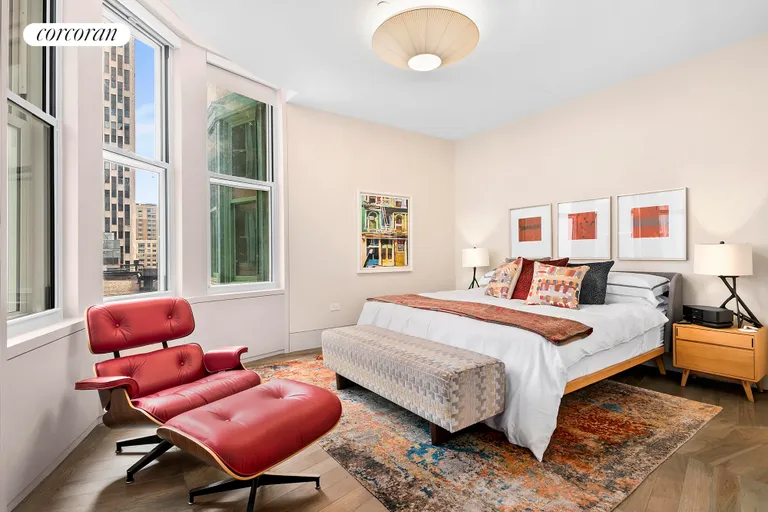 New York City Real Estate | View 49 Chambers Street, 8F | Bedroom | View 4