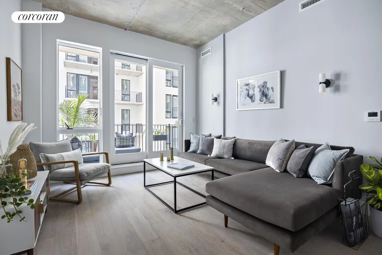 New York City Real Estate | View 323 Lenox Road, 4C | Living Room | View 9