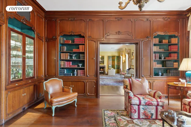 New York City Real Estate | View 740 Park Avenue, 10/11C | Library | View 2