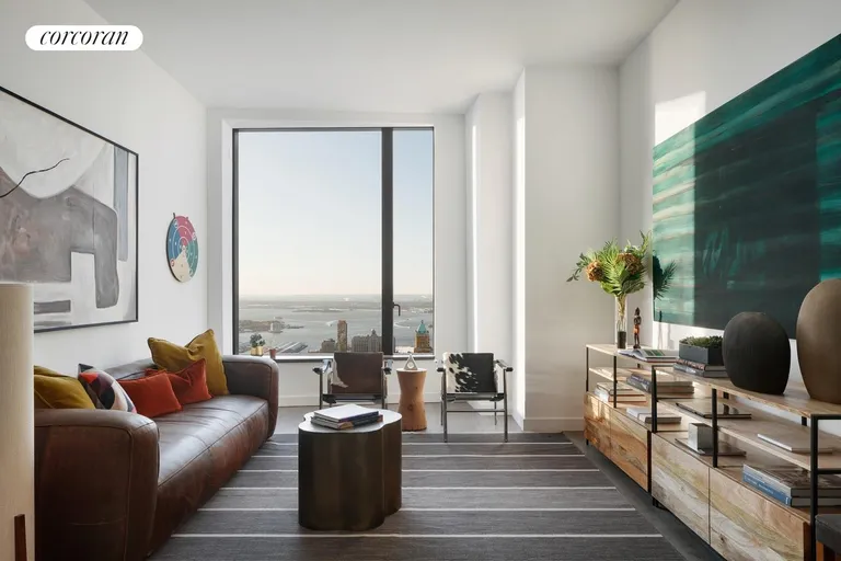 New York City Real Estate | View 11 Hoyt Street, 56J | Living Room | View 3