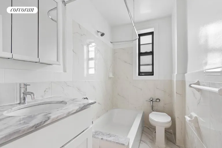 New York City Real Estate | View 420 West 206th Street, 5C | Primary Bathroom | View 5