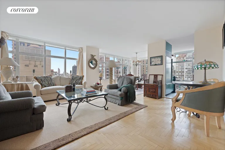 New York City Real Estate | View 160 West 66th Street, 21D | Living Room | View 2