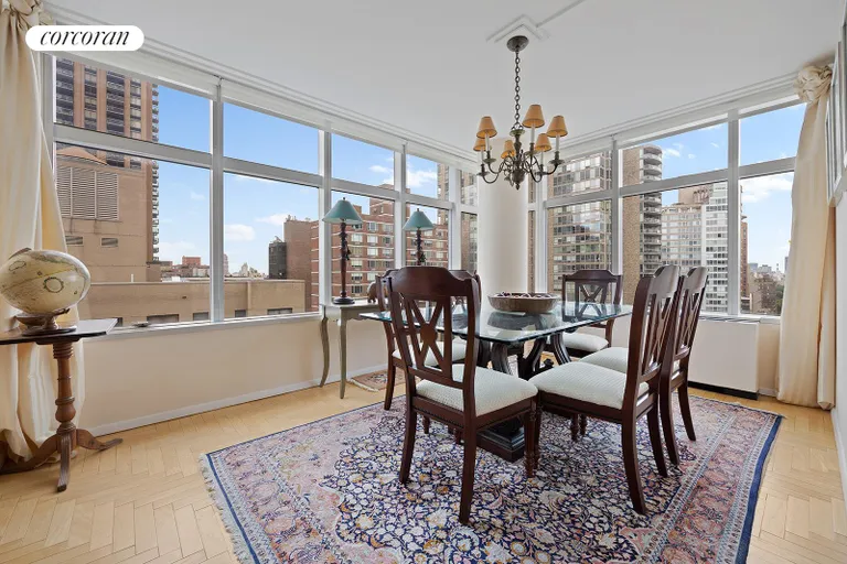 New York City Real Estate | View 160 West 66th Street, 21D | Dining Alcove | View 3