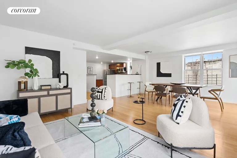 New York City Real Estate | View 266 West 115th Street, 6A | Living Room | View 5