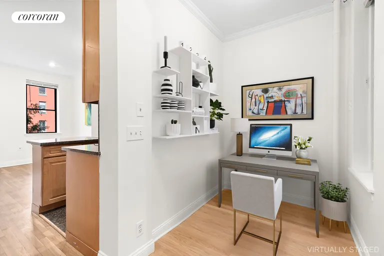 New York City Real Estate | View 126 West 96th Street, 3D | Home Office Virtually Staged | View 6