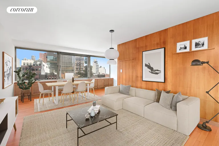 New York City Real Estate | View 180 Park Row, 6D | 1 Bed, 1 Bath | View 1