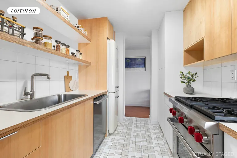New York City Real Estate | View 180 Park Row, 6D | Kitchen | View 5