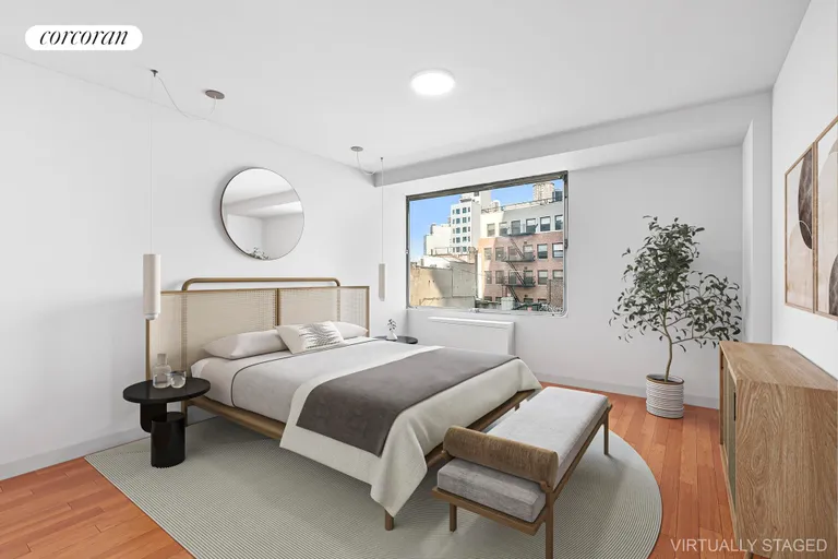 New York City Real Estate | View 180 Park Row, 6D | Primary Bedroom | View 7
