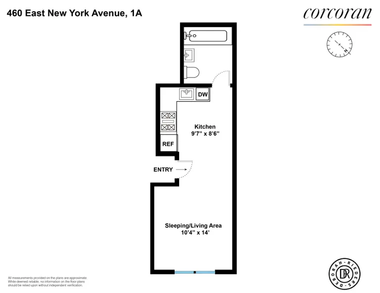 460 East New York Avenue, 1A | floorplan | View 7