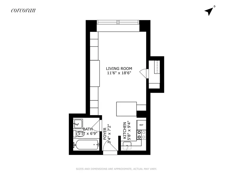 New York City Real Estate | View 230 Central Park West, 6H | Floorplan | View 4