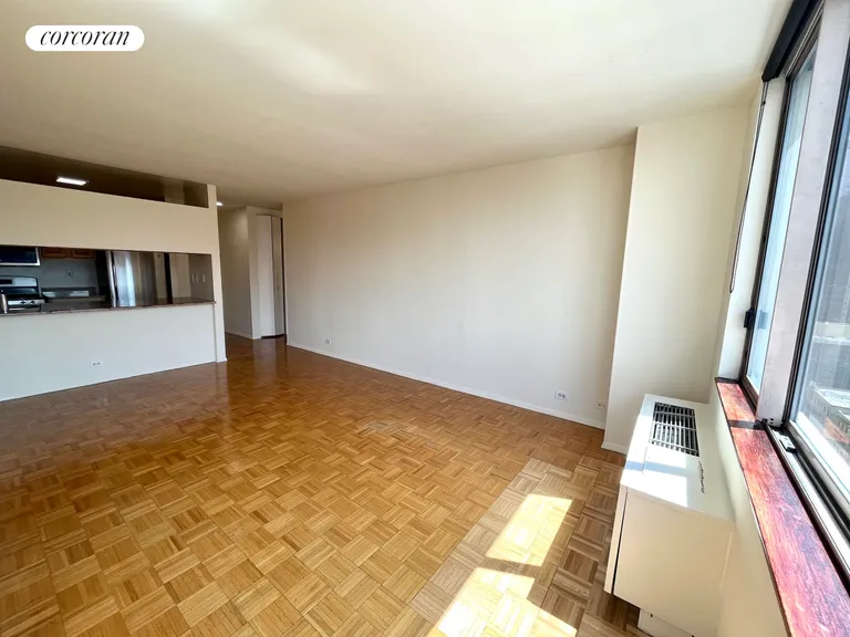 New York City Real Estate | View 350 West 50th Street, 23D | Living Room | View 6