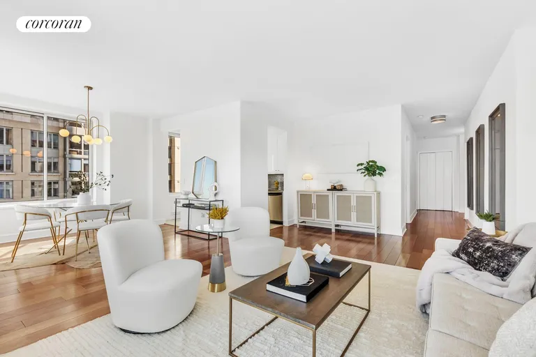 New York City Real Estate | View 200 Riverside Boulevard, 19A | Living Room | View 2