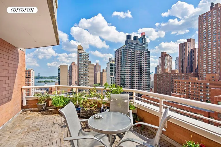 New York City Real Estate | View 206 East 95th Street, 16A | Roof Deck | View 7