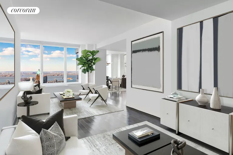 New York City Real Estate | View 388 Bridge Street, 39A | 3 Beds, 3 Baths | View 1