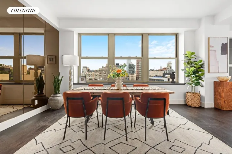 New York City Real Estate | View 25 North Moore Street, 12C | Dining Area | View 4
