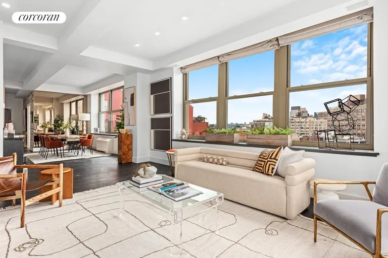 New York City Real Estate | View 25 North Moore Street, 12C | Living Room | View 3
