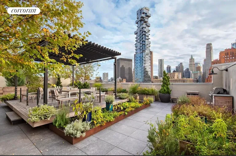 New York City Real Estate | View 25 North Moore Street, 12C | Roof Deck | View 15