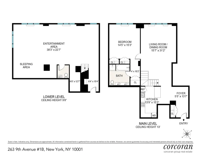 263 Ninth Avenue, 1B | floorplan | View 20