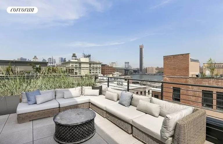 New York City Real Estate | View 47 Bridge Street, 3A | Roof Deck | View 2