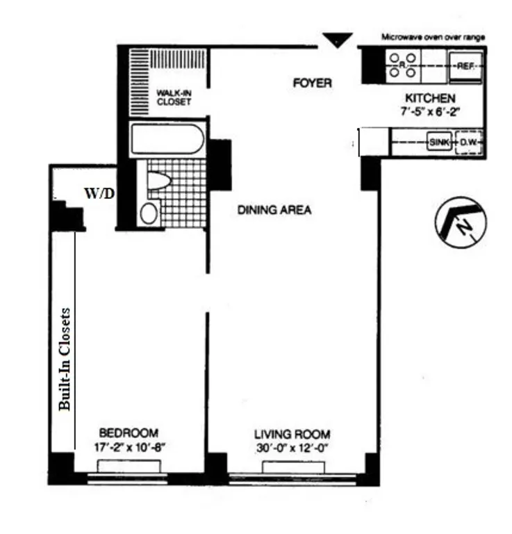 377 Rector Place, 6M | floorplan | View 10