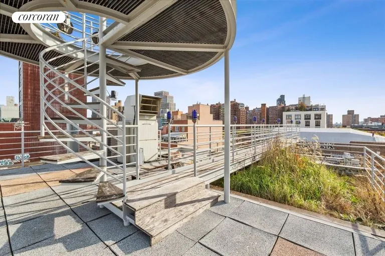 New York City Real Estate | View 18 Orchard Street, PH | 2nd Terrace accessed by catwalk | View 11