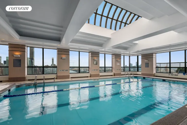 New York City Real Estate | View 415 East 37th Street, 19L | Indoor Pool | View 17