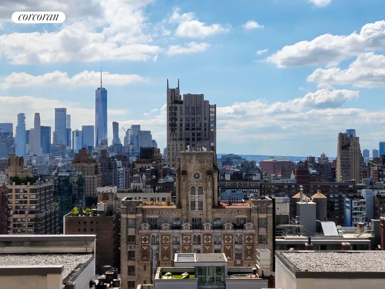 New York City Real Estate | View 252 Seventh Avenue, 17B | Southern View from Living Room | View 5