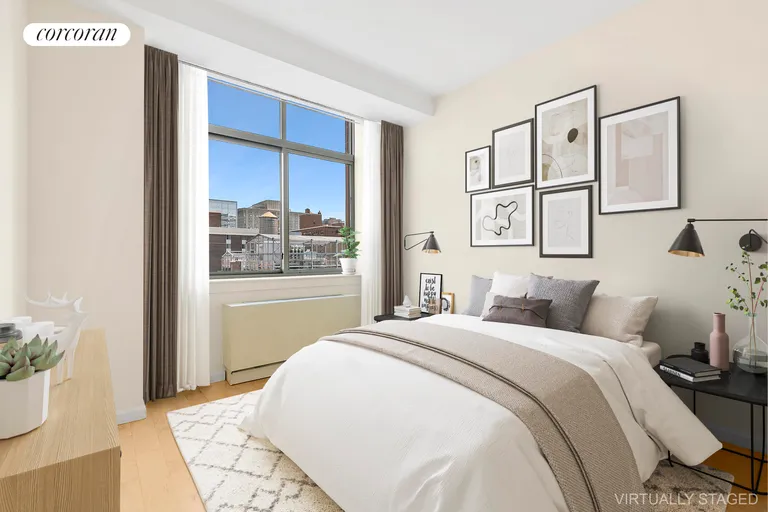 New York City Real Estate | View 250 East 30th Street, 10D | Bedroom has Open City Views! | View 4