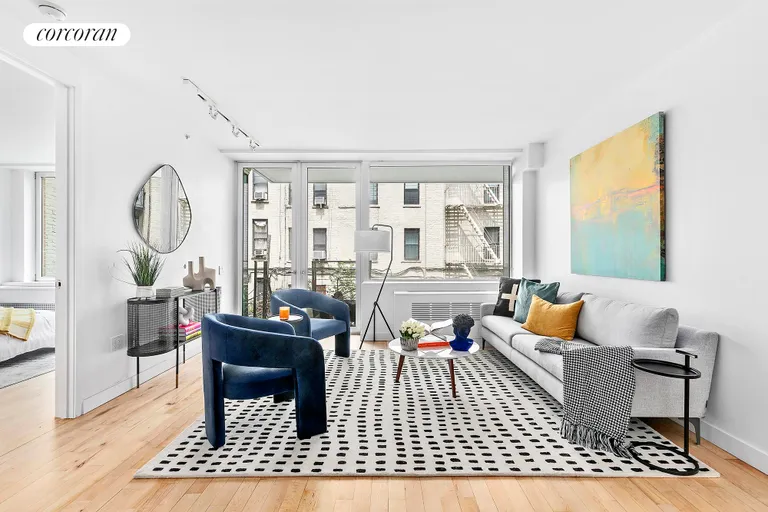 New York City Real Estate | View 631 East 9th Street, 2B | 2 Beds, 2 Baths | View 1