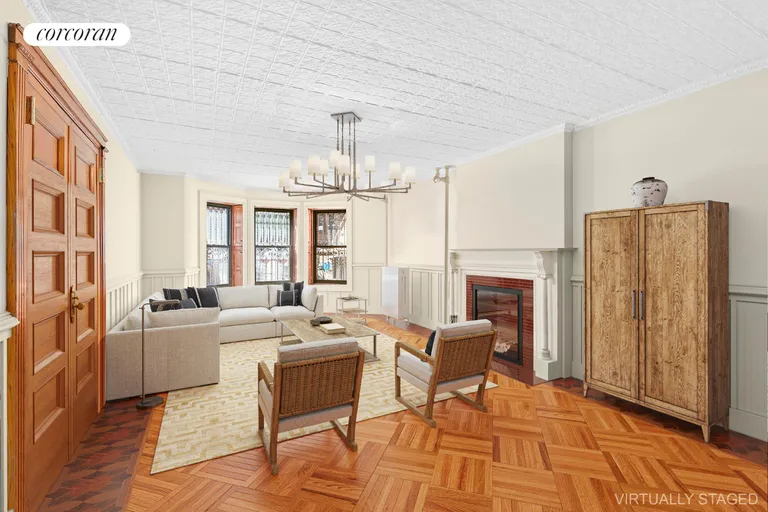 New York City Real Estate | View 283 Sterling Place | Living Room | View 4