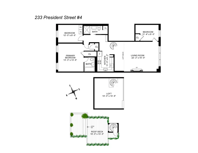 233 President Street, 4 | floorplan | View 10