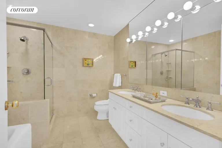 New York City Real Estate | View 2 Columbus Avenue, 22B | Primary Bathroom | View 8
