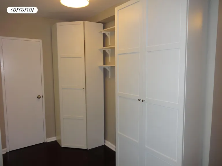 New York City Real Estate | View 122 Ashland Place, 4M | additional cabinet storage in foyer | View 8