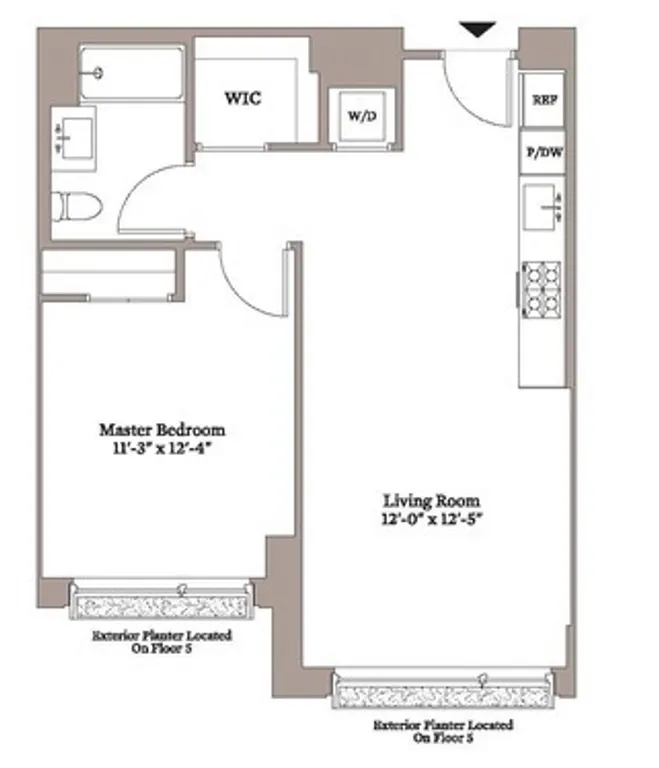 550 Vanderbilt Avenue, 327 | floorplan | View 8