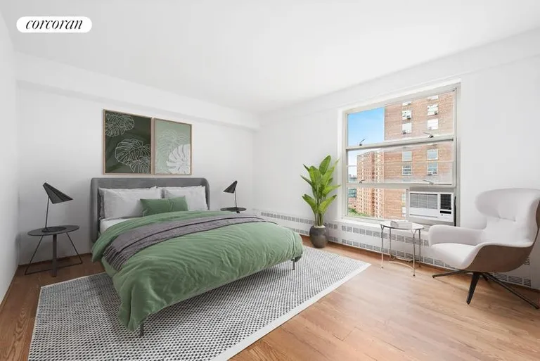 New York City Real Estate | View 80 LaSalle Street, 13C | Bedroom - staged | View 4