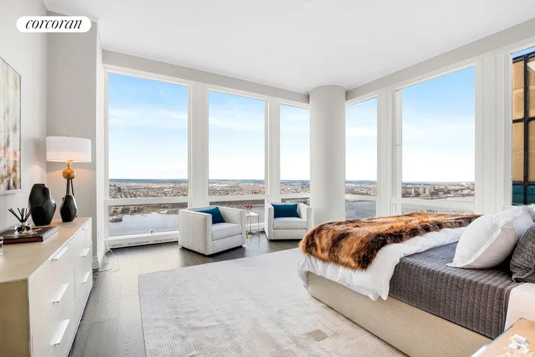 New York City Real Estate | View 35 Hudson Yards, 7601 | Primary Bedroom | View 9