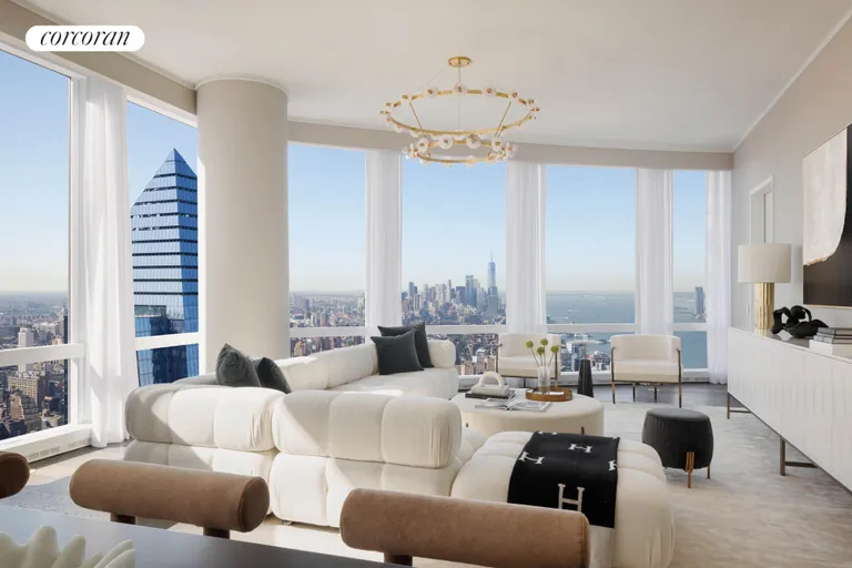 New York City Real Estate | View 35 Hudson Yards, 7703 | 4 Beds, 4 Baths | View 1