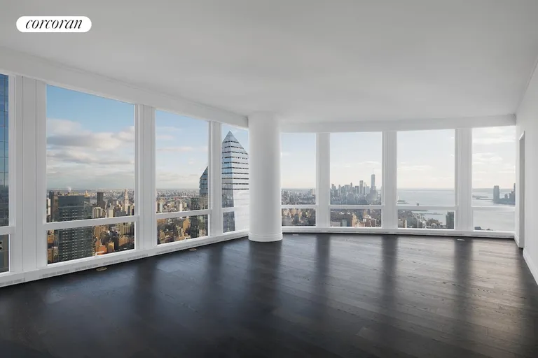 New York City Real Estate | View 35 Hudson Yards, 7703 | Living Room | View 4