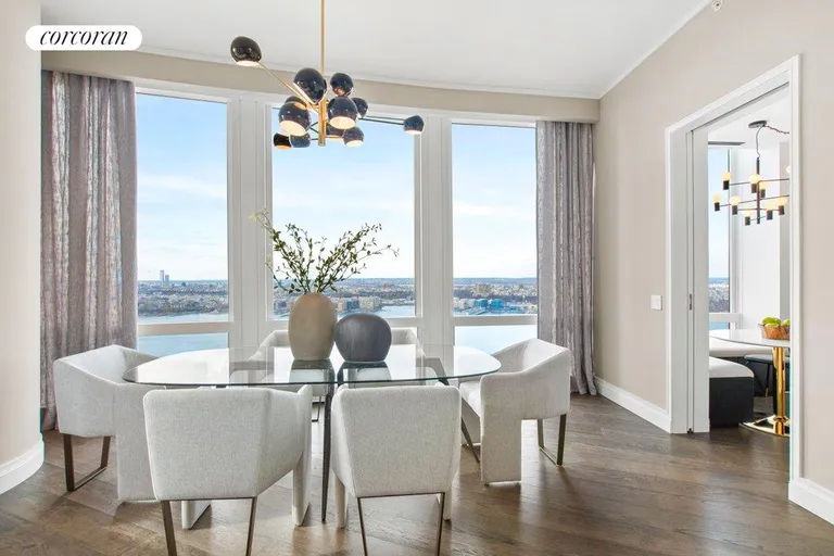 New York City Real Estate | View 35 Hudson Yards, 5901 | Dining Area | View 4