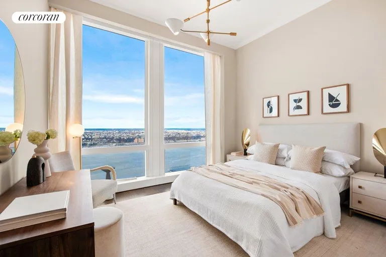 New York City Real Estate | View 35 Hudson Yards, 5901 | Primary Bedroom | View 7